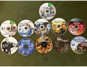 Lot Of 21 Xbox/PS1/PS2/Xbox 360/PC/Dreamcast Discs For Resurfacing Free Shipping