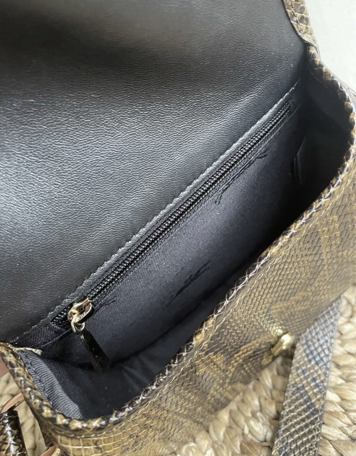 Longchamp Calfskin leather with python pattern sm… - image 19