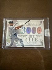 Paul Molitor 2025 Panini Flawless 3000 Hit Club Silver Triple Diamond /25 Slab