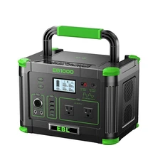 1000W 999Wh Li-ion Battery Portable Power Station for Outdoor Camping Supply