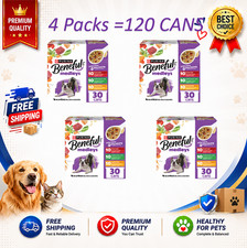 4 Packs Purina Beneful Medleys Adult Dog Wet Food - 3 Oz, 30 Count