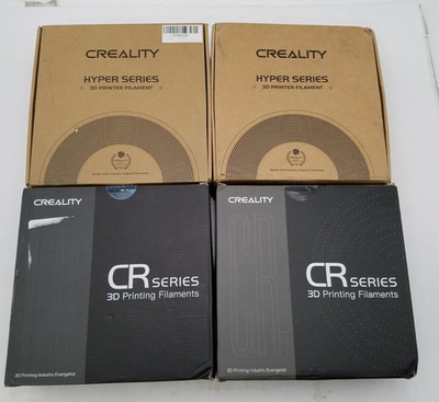 Lot of 4 Creality 3D Printer Filament - Mixed lot
