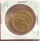 1881-P $10 Liberty Head Gold Coin, Circulated, Excellent Condition, With Motto