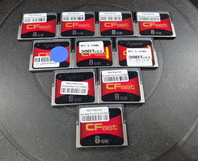 (QTY 10) 8GB CFast Memory Cards Lot APACER SATA FAST SHIP!  
