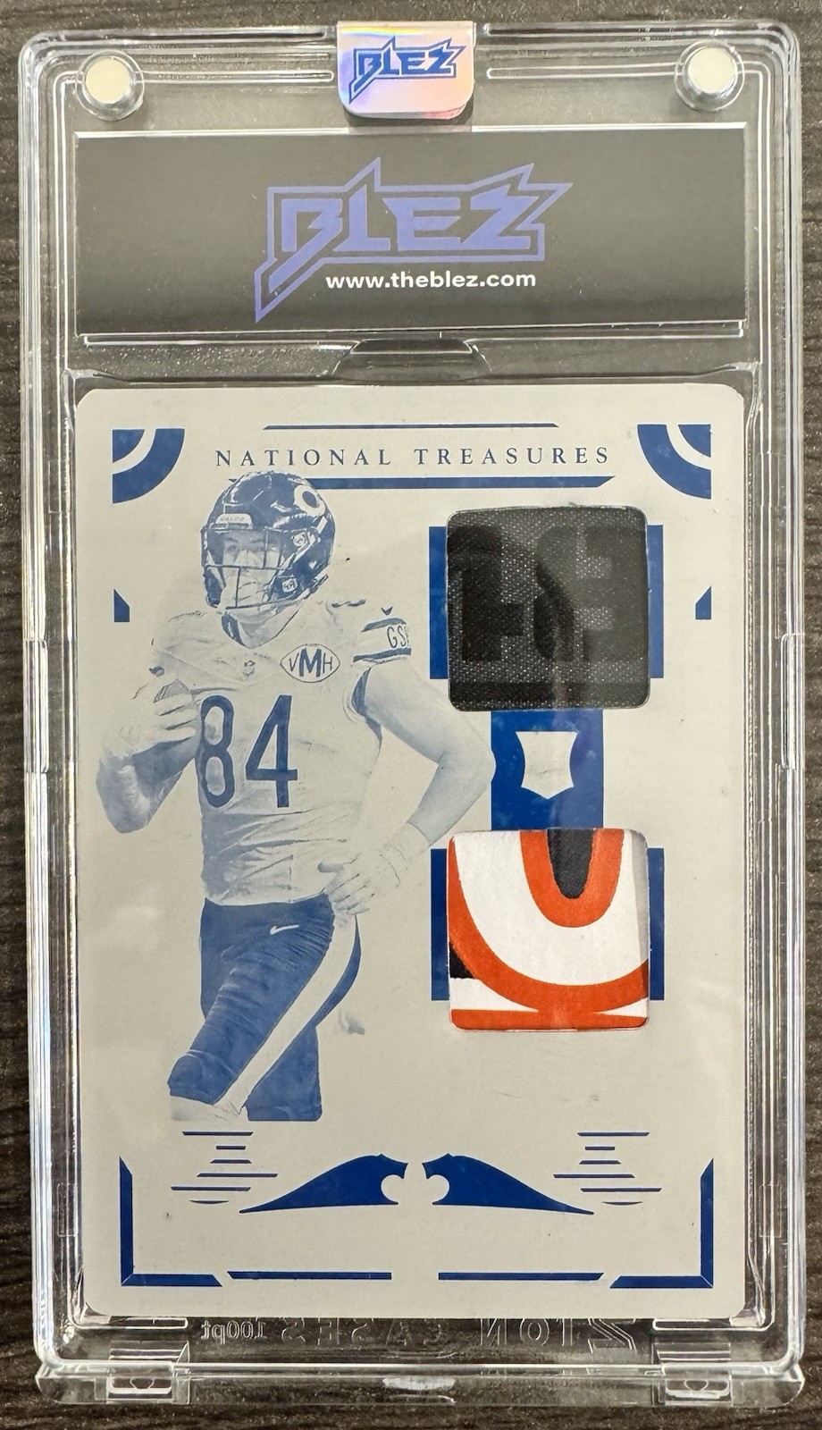 Colston Loveland 2025 National Treasures Rookie Printing Plate 1/1 Dual Patch