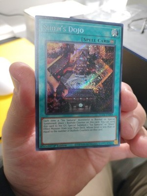 Shien's Dojo (Secret Rare) RA04-EN088  Century Stampede 1st Edition *Holo Bleed*