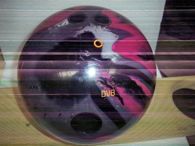 15 lb- DV8 Collision Bowling Ball Act. wgt. 14lb. 14oz. -FREE SHIP