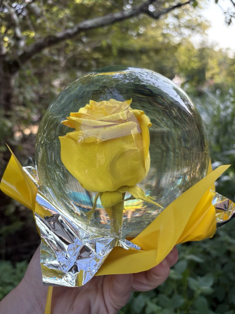 Glass Yellow Rose Floral Décor for sale | eBay