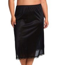 Women's Essentials 25 Inch Half Slip 2725 Black S