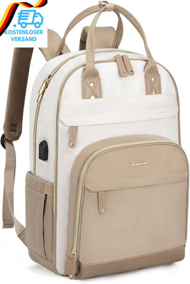 LOVEVOOK Rucksack Damen, Laptop Rucksack 15.6 Zoll Mit Laptopfach, Shulrucksack