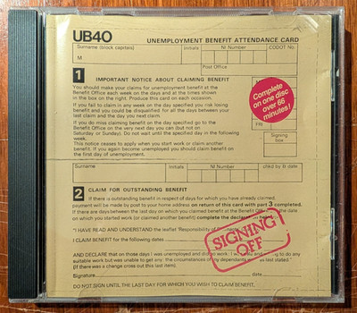 UB40 - SIGNING OFF - CD VG Cond. - GRAD CD2