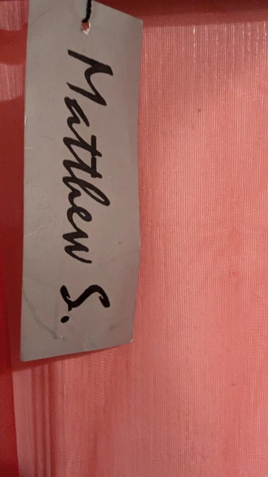 Vintage 80s Deadstock New Old Stock NWT Red Mesh and Lace Lingerie Cover up - Image 3 of 4