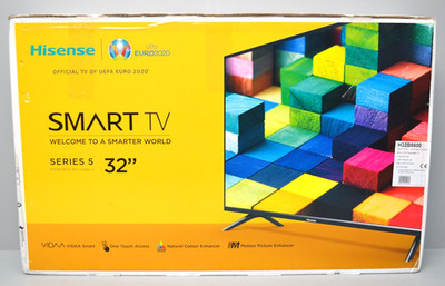 Hisense H32B5600 80cm 32 Zoll Smart TV Fernseher HD-ready 1366x768 Schwarz Neu