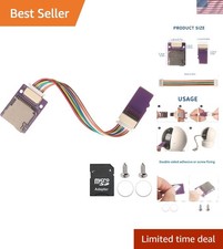 Micro SD to Micro SD TF Card Male to Female Soft Flat FPC Extension Cable Ada...