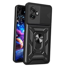  Armor Case for Motorola Moto G55 5G, Military Grade Durable Shockproof Black