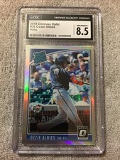 2018 Donruss Optic OZZIE ALBIES Rated Rookie RC Holo - Graded CGC 8.5 Braves