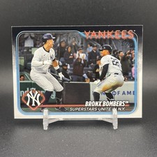 Aaron Judge/Juan Soto 2024 Topps Update Series Baseball #US181 New York Yankees