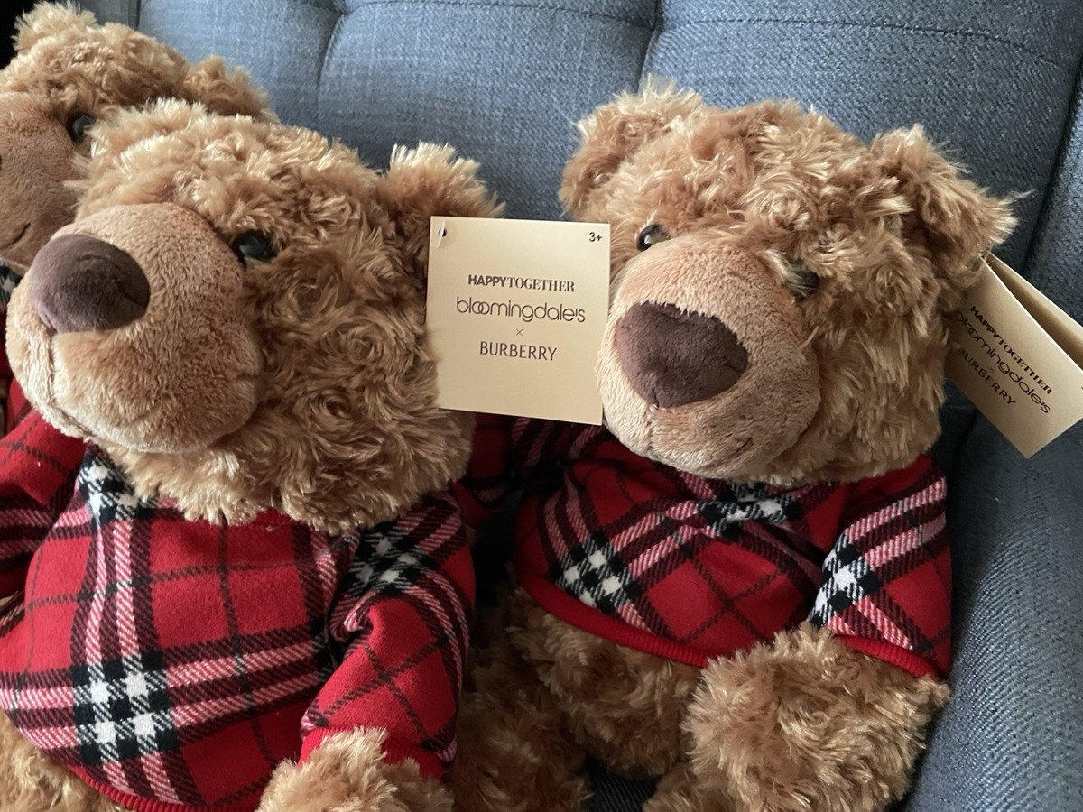 New Bloomingdale's GUND Burberry Little Brown Bear 2025 Out Of