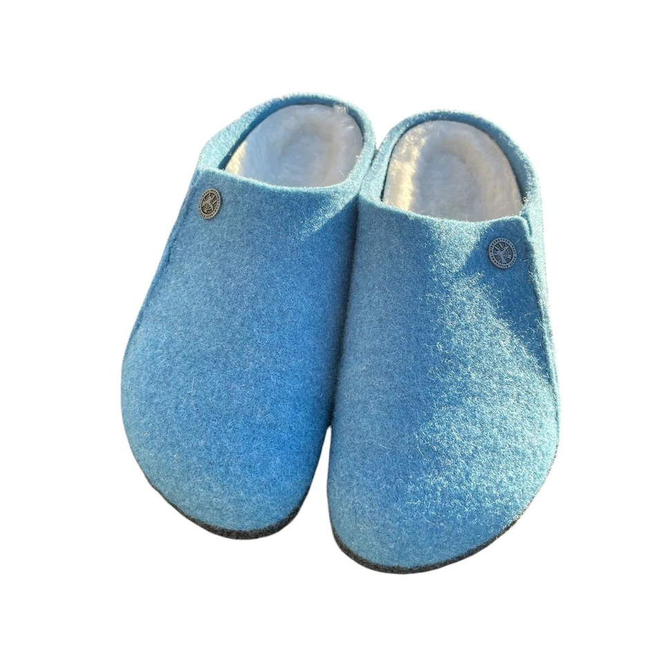 Zapatillas Birkenstock Zermatt lana de oveja fieltro azul talla 35 4-4,5 para mujer Foto 4 de 4