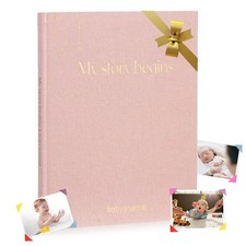 Baby Memory Book for Boy or Girl Baby Book Keepsake Baby First 5 Year Book Tr...