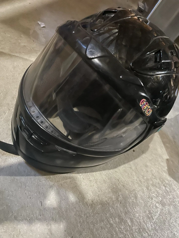 Casco Modular Negro Zeus Motocicleta Moto de Nieve Casco - Talla L - DOT Escudo Completo Foto 2 de 4