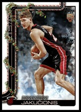 2025-26 Topps Holiday #H180 Kasparas Jakučionis