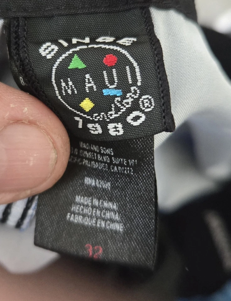 Pantalones cortos de baño Maui & Son's talla 32 Foto 3 de 4