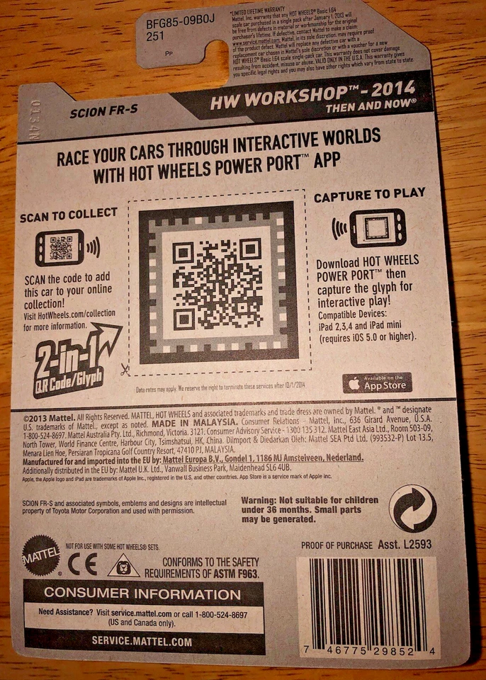 Exclusivo HW Workshop Scion FR-S Zamac Raw de Hot Wheels Walmart difícil de encontrar Foto 3 de 3