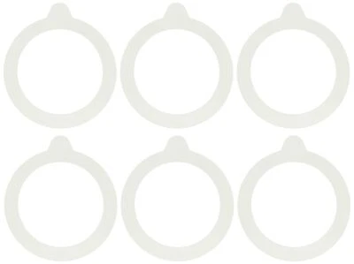 Bormioli Rocco Fido Jar Gaskets - Set of 6 - Rubber Seals for Airtight Jars