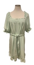 Eloquii Green Women's Dress Size  14/16 Silk Blend
