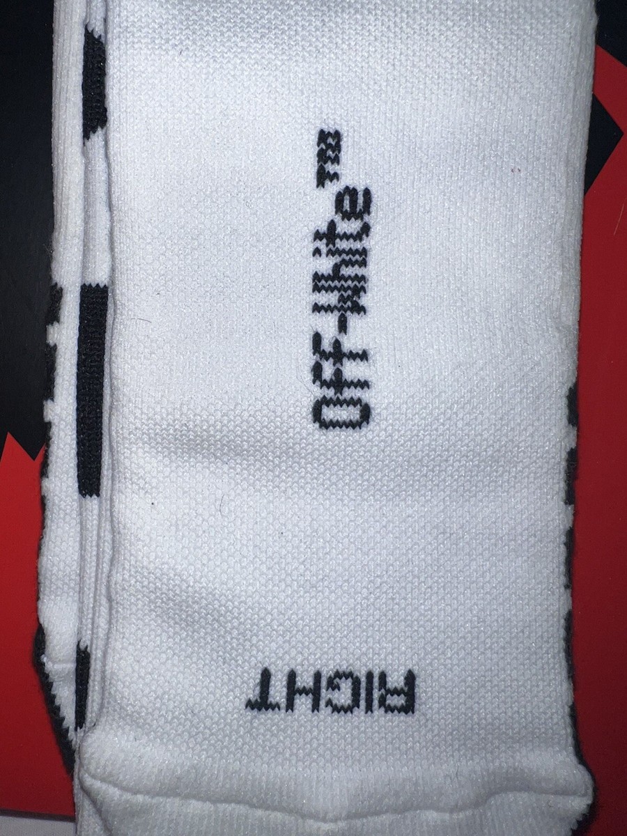 NIKE x OFF WHITE Soccer Socks (White) New Nikelab Sizes