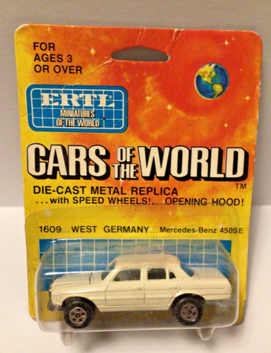 ERTL 1:64-scale MERCEDES-BENZ 450SE W116 Cars of the World series diecast SEALED - Picture 2 of 5