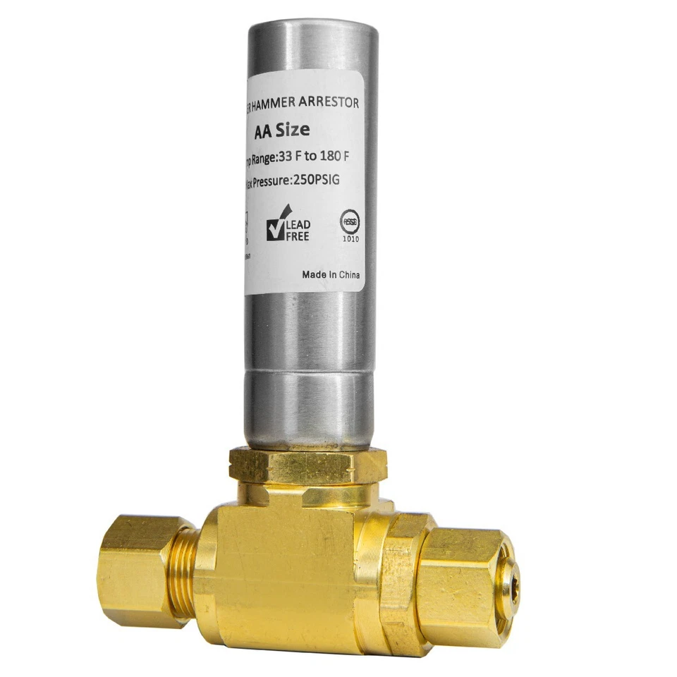 4 PIEZAS EFIELD Camiseta Lavavajillas Acero Inoxidable Martillo de Agua, 3/8" X 3/8" Foto 3 de 4