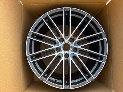 1x Original Porsche Panamera G2 971 Alufelge Felge Turbo IV 11,5Jx21 ET69 Titan