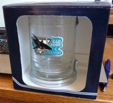 Vintage San Jose Sharks Old Logo Hockey Pewter 15oz Colonial Tankard NIB