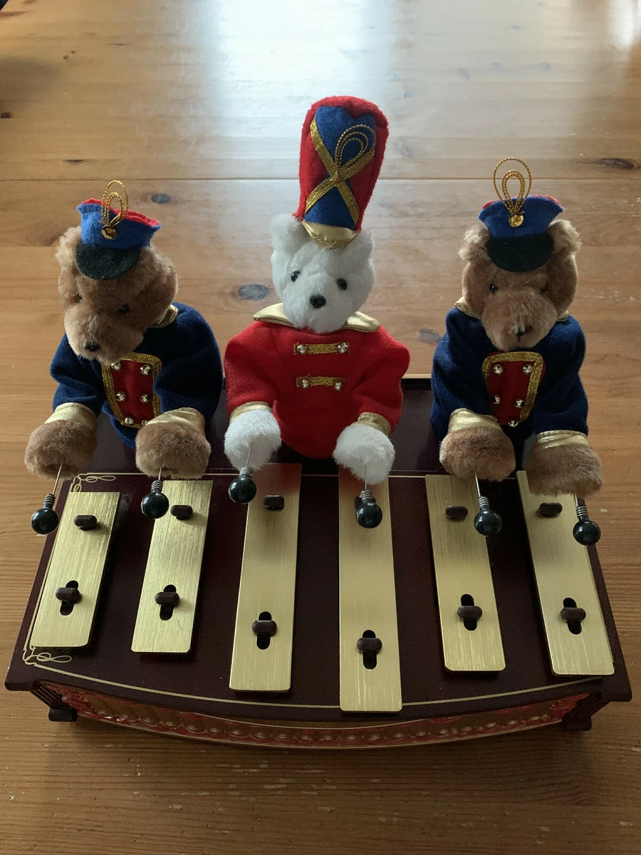 MR CHRISTMAS BANDSTAND BEARS HOLIDAY XYLOPHONE BRASS KEYS eBay