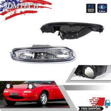 Clear Lens Bumper Turn Signal Lights Housings For 1990-1997 Mazda Mx5 Mx-5 Miata