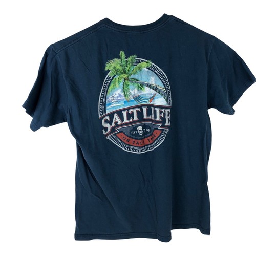 Salt Life Pocket Tee Live Salty On Salt 