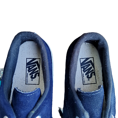 Vintage 90's Vans Lampin Made in USA Black NAVY SUEDE Men Us Vintage 90's Vans Lampin Made in USA Black NAVY SUEDE Men Us