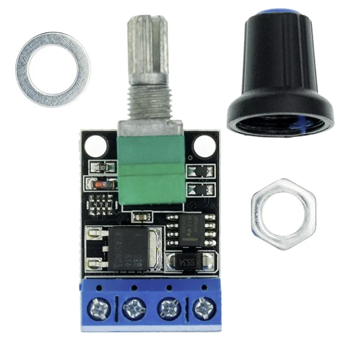 Dimmer Varialuce 12V 8A 100W potenziometro manopola per Strisce Led - Immagine 4 di 4