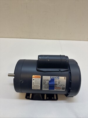 Leeson 110402.00 Electric Motor 2 HP 3450 Rpm 1PH 115/208-230 Volt 56H Frame