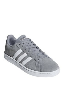 adidas grey court shoes