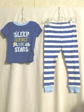 24 Month Member Mark Sleep under the stars Boy Short Sleeve Cotton Pajama Set