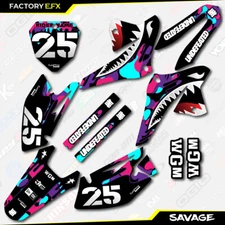 Nebula Savage Camo Graphics Kit fits 08-22 Suzuki DRZ125 DRZ 125 decal 2008 2022