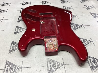 1998 Fender USA American Stratocaster Electric Guitar Body Red | eBay