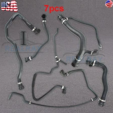 Radiator Coolant Water Hose Pipe Kit 7pcs for BMW 550i 650i Auto Trans.2006-2010