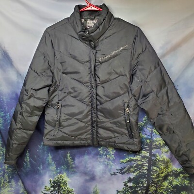Harley Davidson Youth Size Small Puffer Jacket Coat