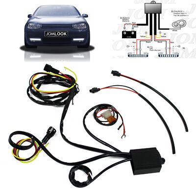 Tagfahrlicht Modul Zündungserkennung Dimm & Coming Home Funktion für 12V LED TFL
