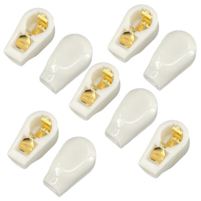 10PCS Gold Plated 1/4'' 6.4mm Tube Anode Cap 6P12P EL504 EL519 EF37 6F8G Tube