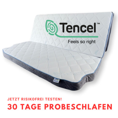 Matratze VW T5 T6 T6.1 Multiflexboard 8x148x198 Auflage Klappbar H3 Tencel 